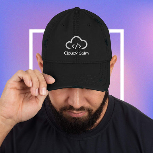 Cloud9 Calm Distressed Dad Hat