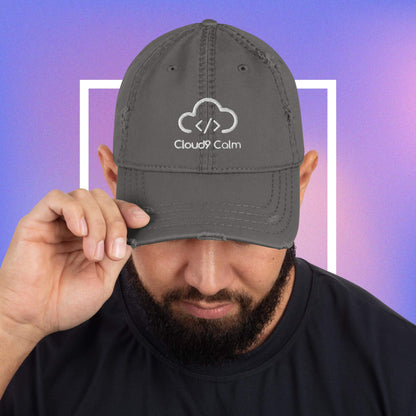 Cloud9 Calm Distressed Dad Hat