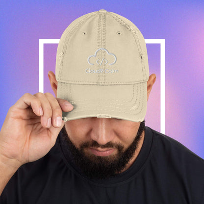 Cloud9 Calm Distressed Dad Hat